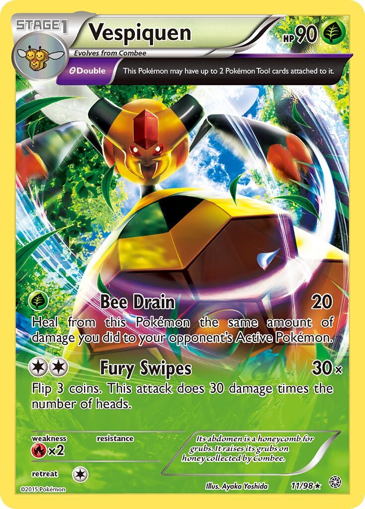Vespiquen 011/101 — Ancient Origins (English Pokémon TCG card)