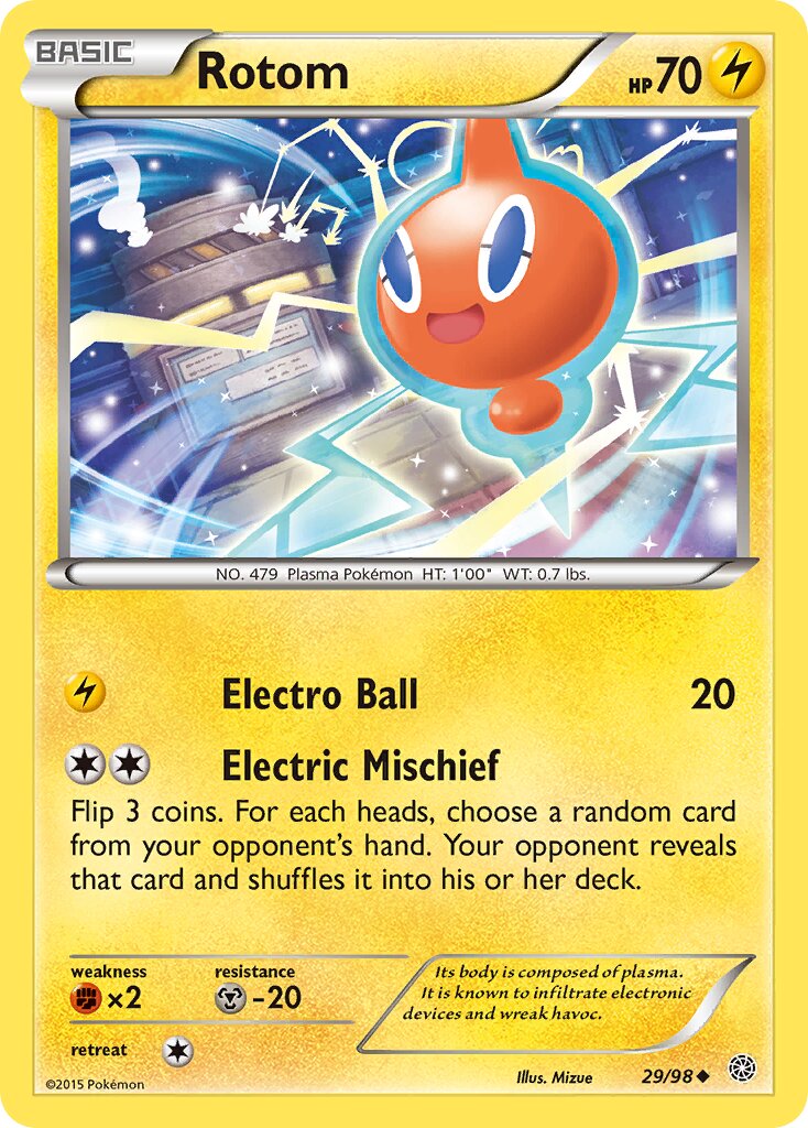 Rotom 029/101 — Ancient Origins (English Pokémon TCG card)