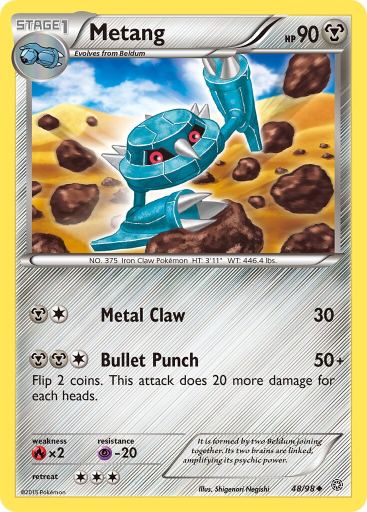 Metang 048/101 — Ancient Origins (English Pokémon TCG card)