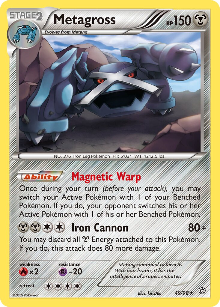 Metagross 049/101 — Ancient Origins (English Pokémon TCG card)
