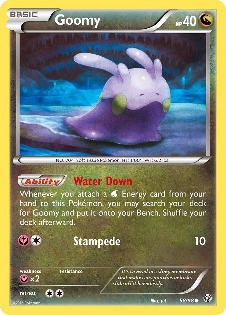Goomy 058/101 — Ancient Origins (English Pokémon TCG card)
