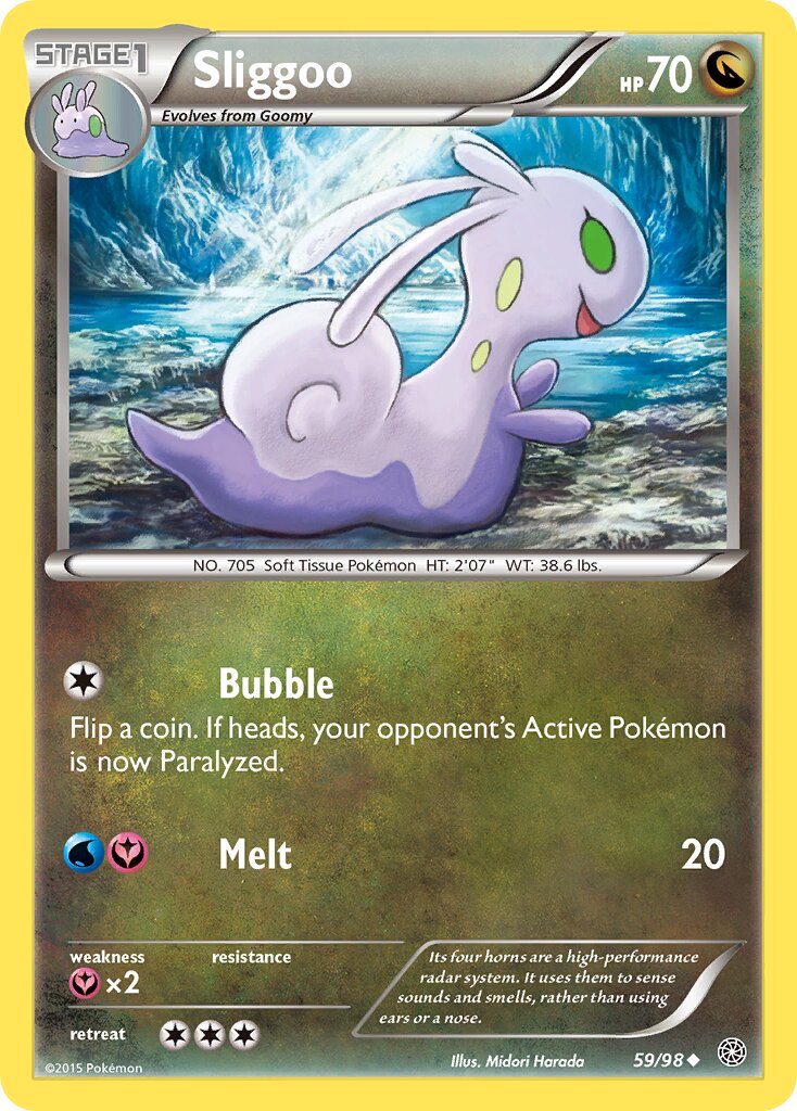 Sliggoo 059/101 — Ancient Origins (English Pokémon TCG card)