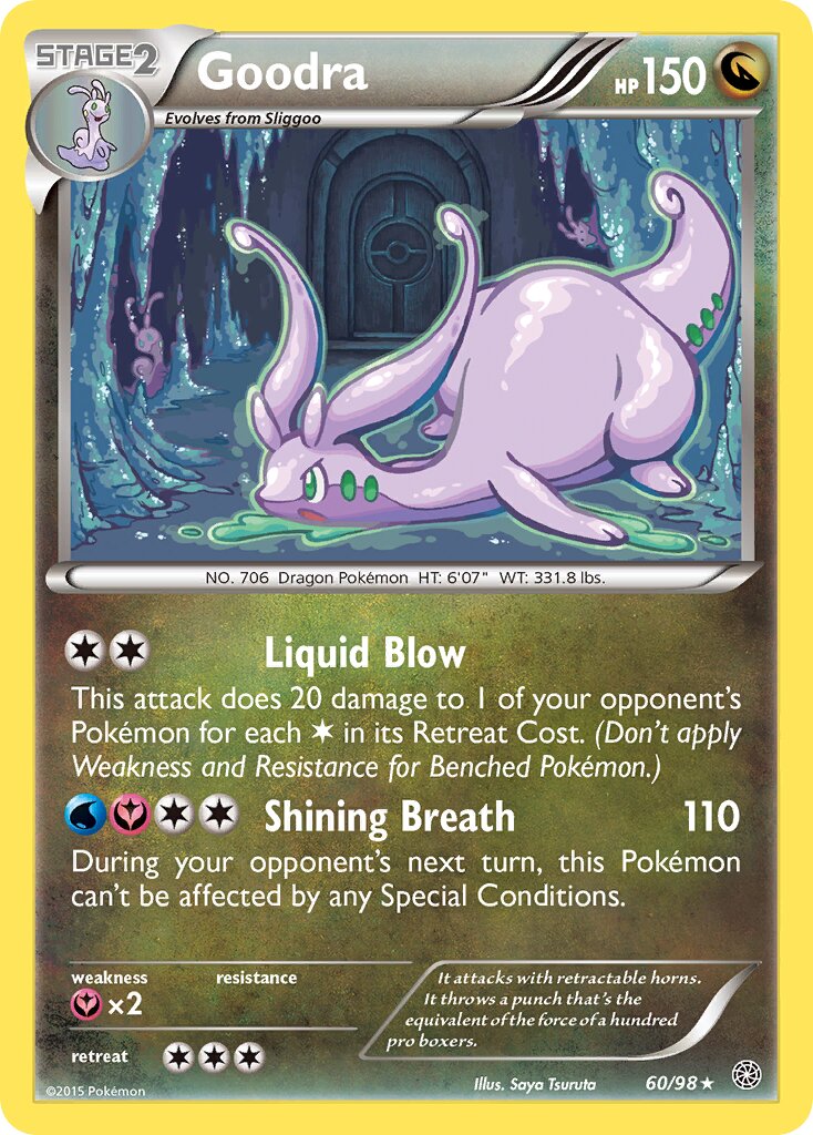 Goodra 060/101 — Ancient Origins (English Pokémon TCG card)