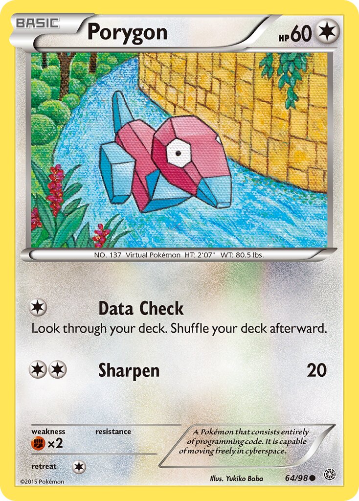 Porygon 064/101 — Ancient Origins (English Pokémon TCG card)