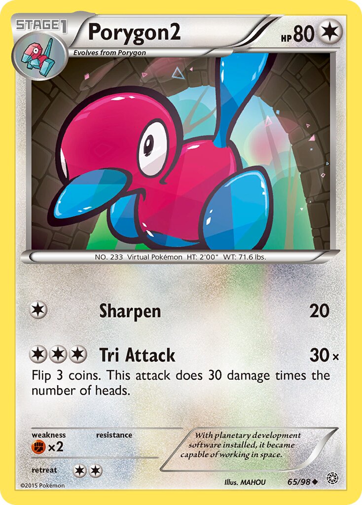 Porygon2 065/101 — Ancient Origins (English Pokémon TCG card)