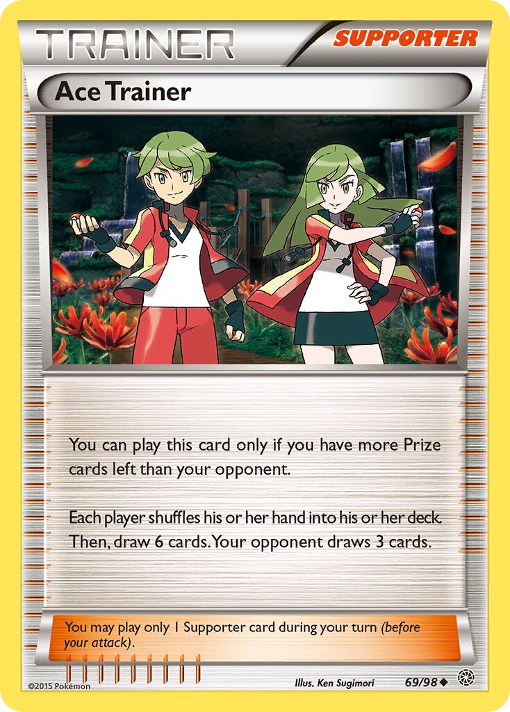 Ace Trainer 069/101 — Ancient Origins (English Pokémon TCG card)