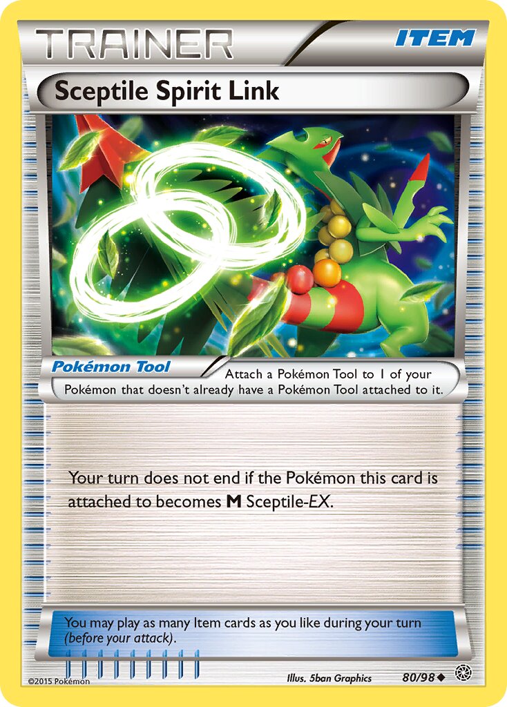 Sceptile Spirit Link 080/101 — Ancient Origins (English Pokémon TCG card)