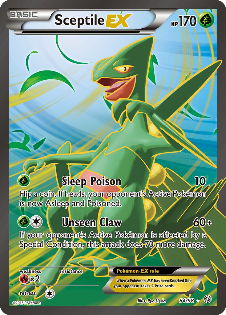 Sceptile-EX 084/101 — Ancient Origins (English Pokémon TCG card)