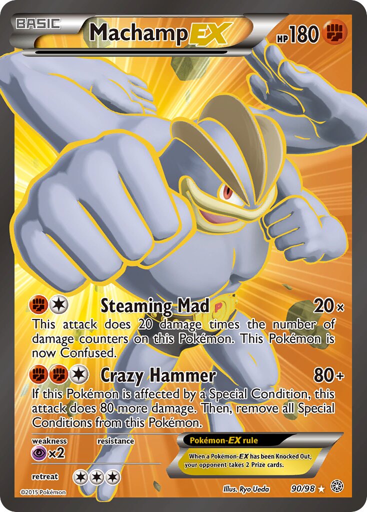 Machamp-EX 090/101 — Ancient Origins (English Pokémon TCG card)