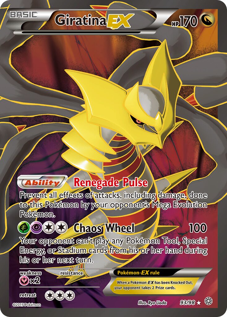 Giratina-EX 093/101 — Ancient Origins (English Pokémon TCG card)