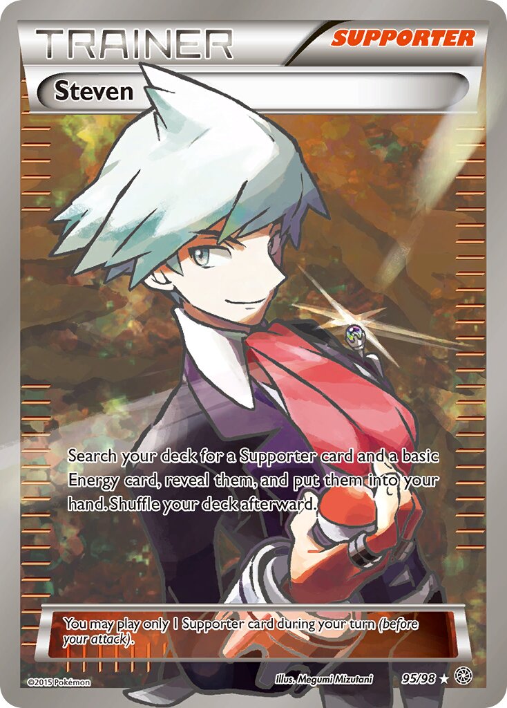 Steven 095/101 — Ancient Origins (English Pokémon TCG card)