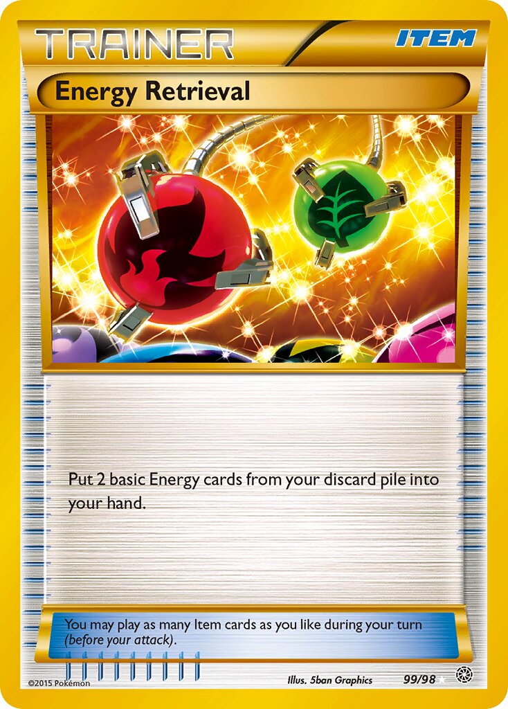 Energy Retrieval 099/101 — Ancient Origins (English Pokémon TCG card)