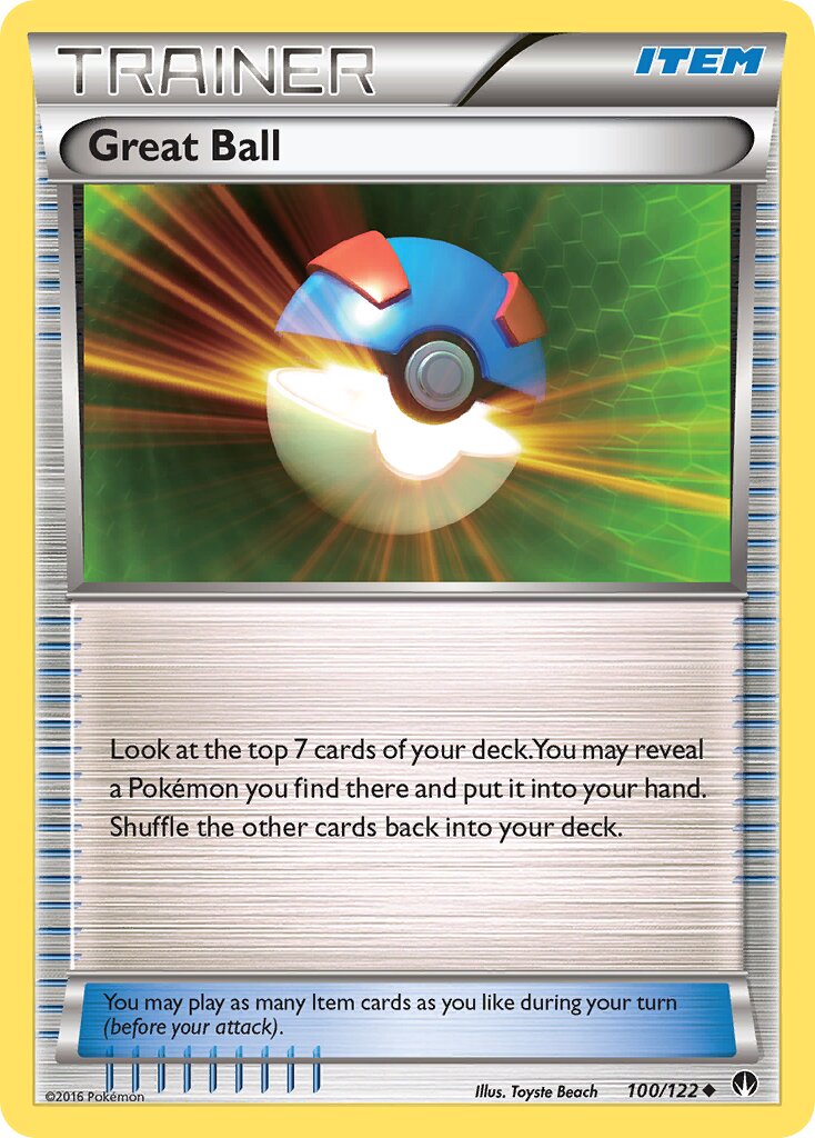 Great Ball 100 — BREAKpoint (English Pokémon TCG card)