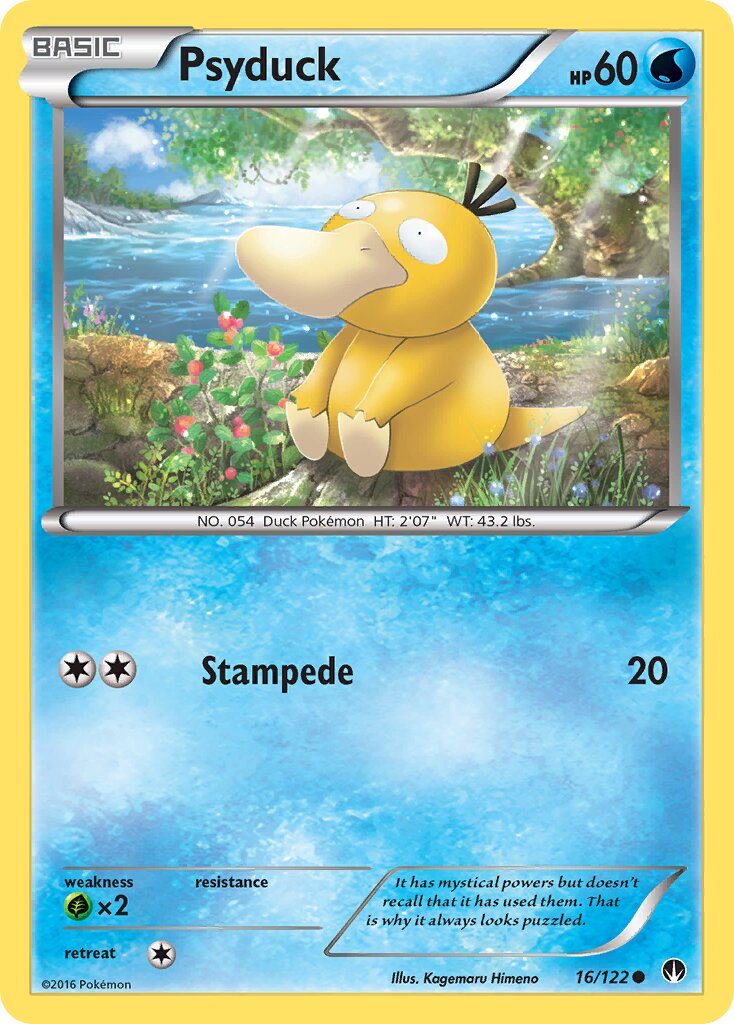 Psyduck 016 — BREAKpoint (English Pokémon TCG card)