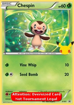 Chespin XY01 — XY Promos (English Pokémon TCG card)