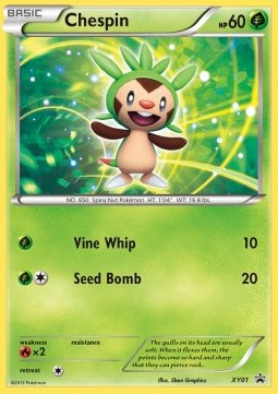 Chespin XY01 — XY Promos (English Pokémon TCG card)