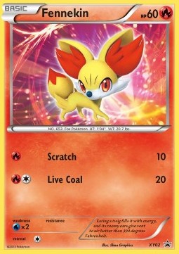 Fennekin XY02 — XY Promos (English Pokémon TCG card)