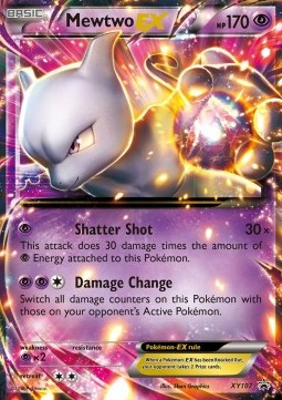 Mewtwo-EX XY107 — XY Promos (English Pokémon TCG card)