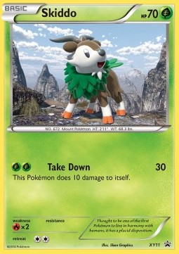 Skiddo XY11 — XY Promos (English Pokémon TCG card)