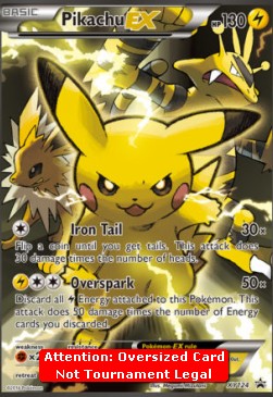 Pikachu EX XY124 — XY Promos (English Pokémon TCG card)