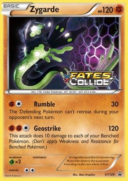 Zygarde XY129 — XY Promos (English Pokémon TCG card)