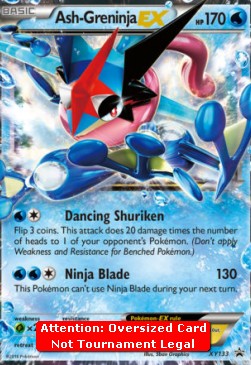 Ash-Greninja EX XY133 — XY Promos (English Pokémon TCG card)