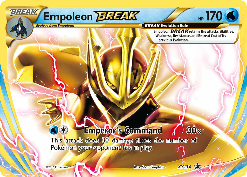 Empoleon BREAK XY134 — XY Promos (English Pokémon TCG card)