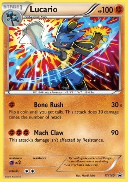 Lucario XY140 — XY Promos (English Pokémon TCG card)