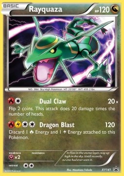 Rayquaza XY141 — XY Promos (English Pokémon TCG card)