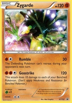 Zygarde XY152 — XY Promos (English Pokémon TCG card)