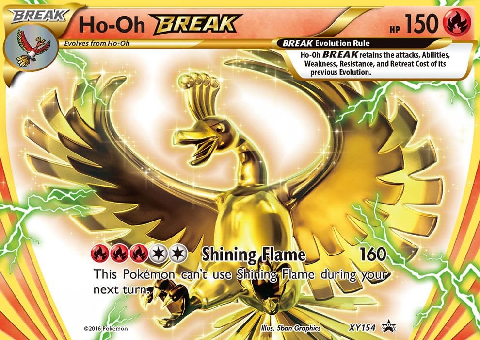 Ho-Oh BREAK XY154 — XY Promos (English Pokémon TCG card)