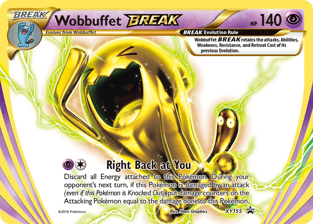 Wobbuffet BREAK XY155 — XY Promos (English Pokémon TCG card)