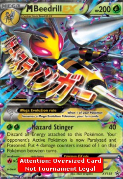 M Beedrill-EX XY158 — XY Promos (English Pokémon TCG card)