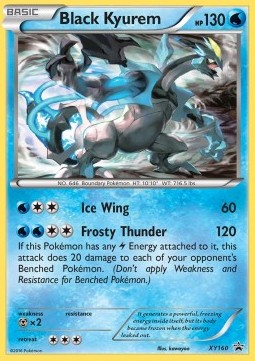 Black Kyurem XY160 — XY Promos (English Pokémon TCG card)