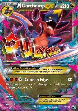 M Garchomp EX XY168 — XY Promos (English Pokémon TCG card)