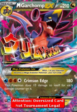 M Garchomp EX XY168 — XY Promos (English Pokémon TCG card)