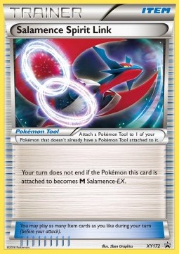 Salamence Spirit Link XY172 — XY Promos (English Pokémon TCG card)