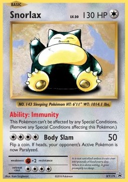 Snorlax XY179 — XY Promos (English Pokémon TCG card)