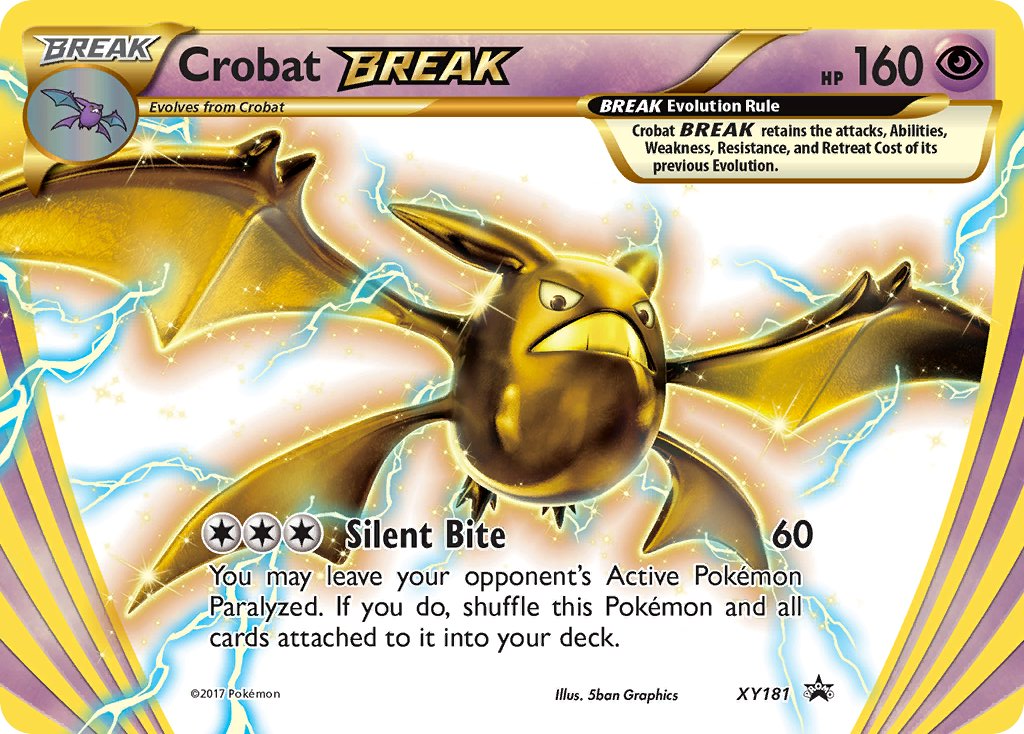 Crobat BREAK XY181 — XY Promos (English Pokémon TCG card)