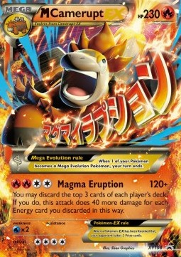 M Camerupt EX XY198 — XY Promos (English Pokémon TCG card)