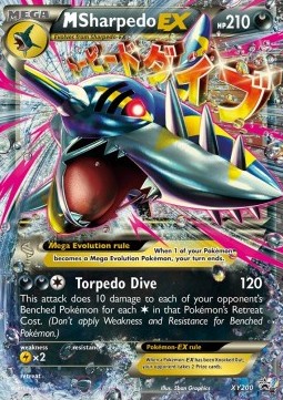 M Sharpedo-EX XY200 — XY Promos (English Pokémon TCG card)