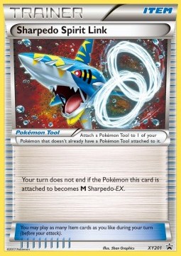 Sharpedo Spirit Link XY201 — XY Promos (English Pokémon TCG card)