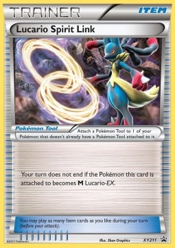 Lucario Spirit Link XY211 — XY Promos (English Pokémon TCG card)
