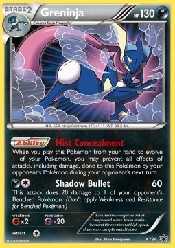 Greninja XY24 — XY Promos (English Pokémon TCG card)