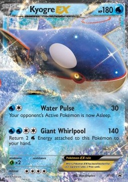 Kyogre EX XY41 — XY Promos (English Pokémon TCG card)