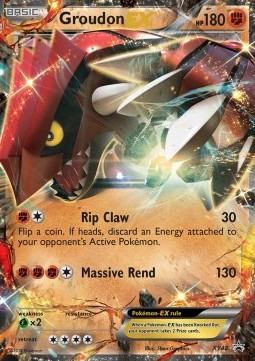 Groudon EX XY42 — XY Promos (English Pokémon TCG card)