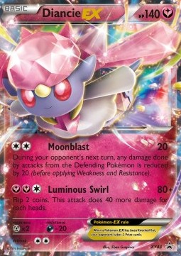 Diancie EX XY43 — XY Promos (English Pokémon TCG card)