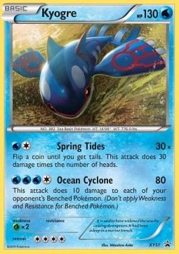 Kyogre XY51 — XY Promos (English Pokémon TCG card)