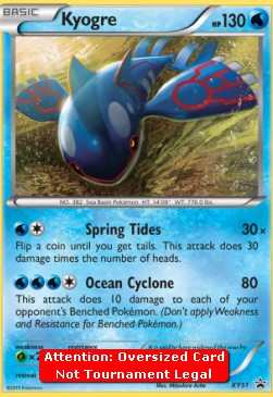 Kyogre XY51 — XY Promos (English Pokémon TCG card)