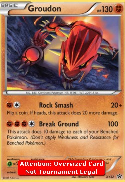 Groudon XY52 — XY Promos (English Pokémon TCG card)